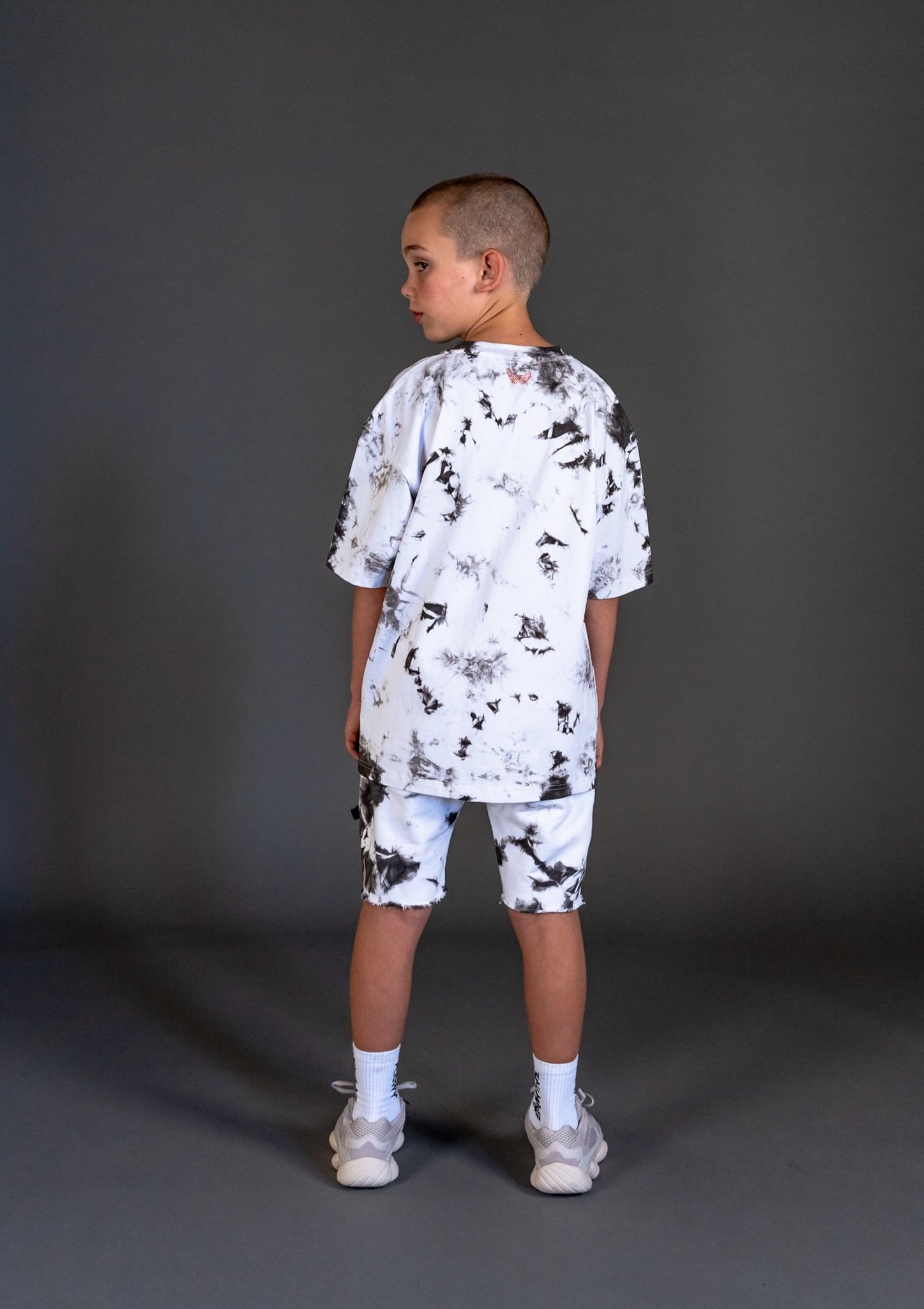 Sir Seraph RELAXED SHORTS – BLACK AND WHITE TIE DYE
