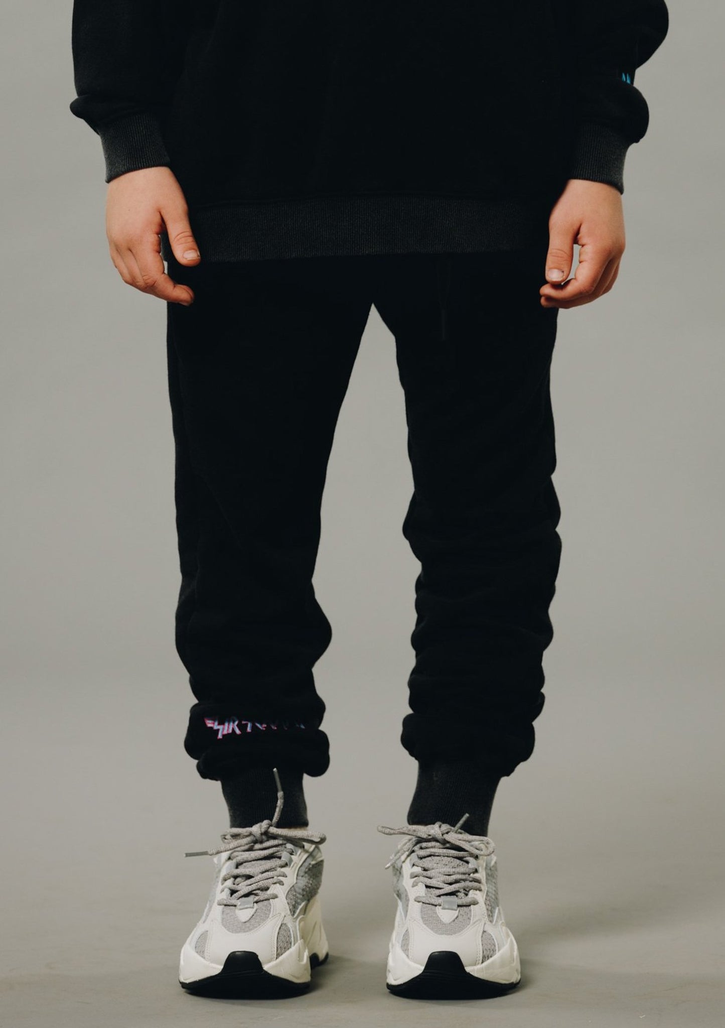 Sir Seraph 'COLOUR BLOCK’ TRACKPANT - WASHED BLACK