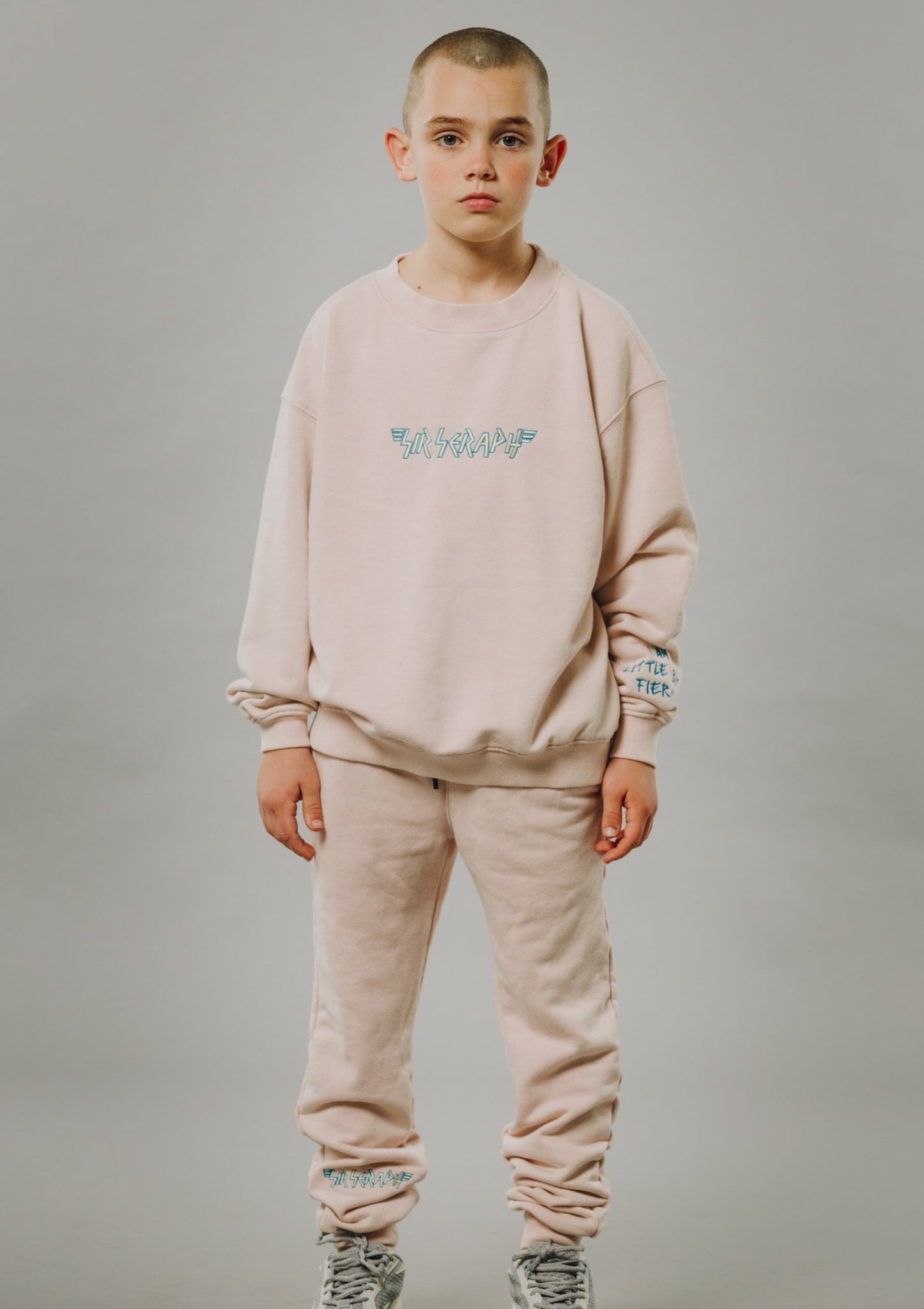 Sir Seraph ‘COLOUR BLOCK’ SWEATSHIRT – BLUSH