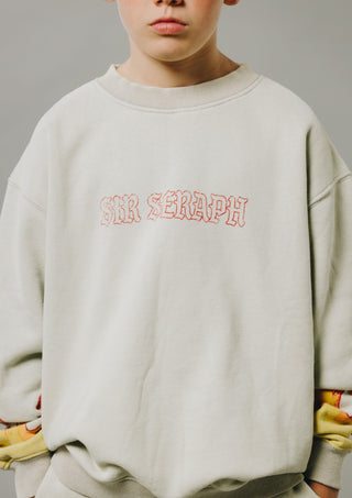 Sir Seraph ‘VINTAGE FLAMES’ SWEATSHIRT – SEAFOAM