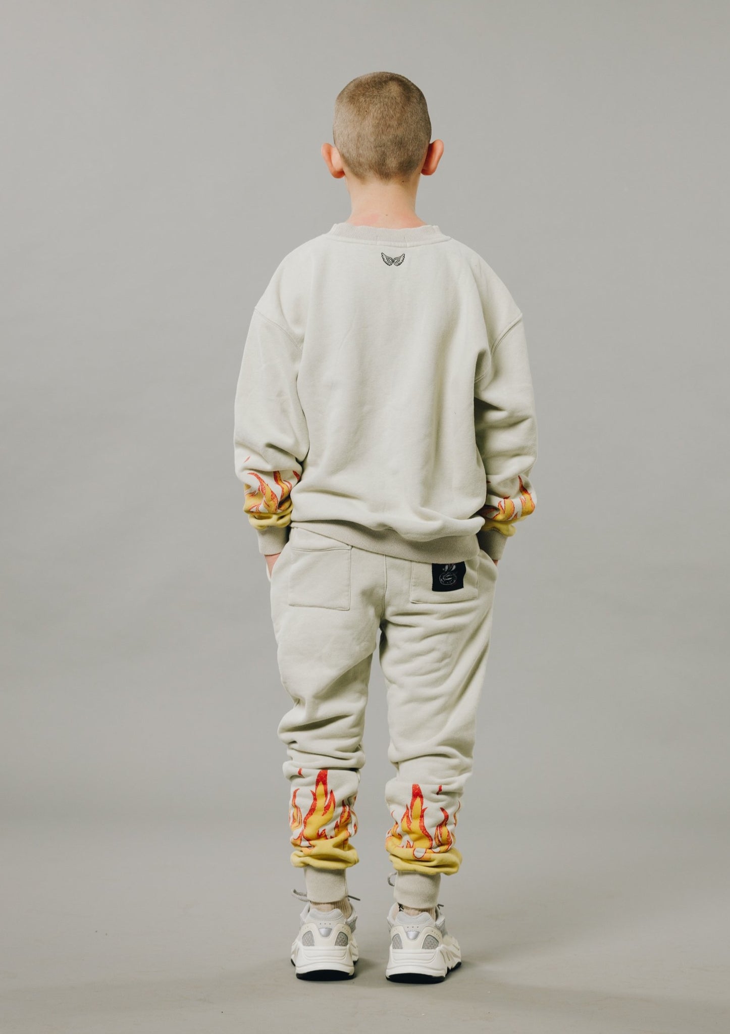 Sir Seraph ‘VINTAGE FLAMES’ TRACKPANT - SEAFOAM