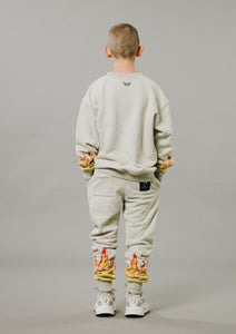 Sir Seraph ‘VINTAGE FLAMES’ TRACKPANT - SEAFOAM
